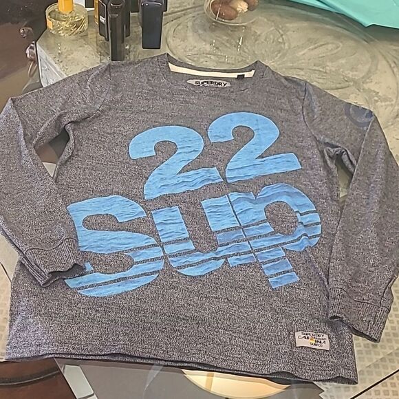 Super Dry Long Sleeve Shirt Small - Picture 1 of 7